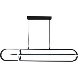 Изображение товара Подвесной светодиодный светильник Escada Orbital 10255/3LED 65Вт, с ПДУ, металл/силикон, черный