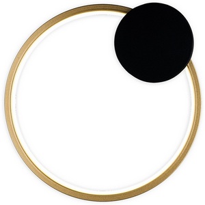 Изображение товара Настенный светодиодный светильник Escada Figures 10262/1LED 15Вт металл/силикон, золото/черный кольцо