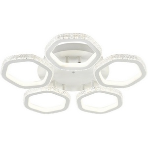 Изображение товара Люстра потолочная с пультом на 5 лампочек (+ночной режим) с пультом 10263/5 LED*180W Escada Centauri 10263/5LED