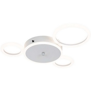 Изображение товара Потолочная люстра (+ночной режим) с пультом 10268/4 LED*40W Escada Saturn 10268/4LED White