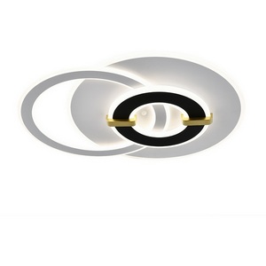 Изображение товара Потолочная светодиодная люстра Escada Antlia 10269/3LED 83Вт, с ПДУ, белый/чёрный/золото