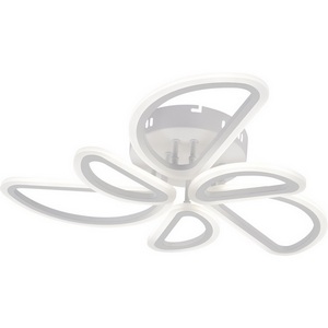 Изображение товара Люстра потолочная светодиодная на 20 м? (+ночной режим) с пультом Escada Archer 10270/6LED 61Вт, металл/акрил, белый/хром