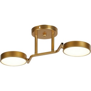 Изображение товара Потолочная люстра светодиодная Escada Starlight 10273/2LED 24Вт, металл/пластик, шампань