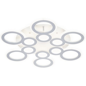 Изображение товара Потолочная люстра с пультом светодиодная Escada Galleo 10274/6LED 94Вт, металл/акрил, белый