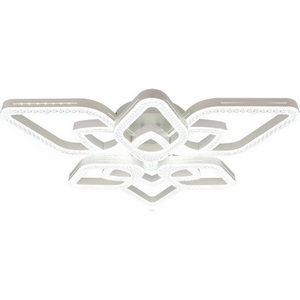 Изображение товара Потолочная люстра (+ночной режим) светодиодная Escada Sedna 10280/6LED 113Вт, с ПДУ, металл/акрил, белый