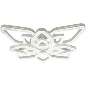 Изображение товара Потолочная люстра (+ночной режим) светодиодная Escada Sedna 10280/8LED 150Вт, с ПДУ, металл/акрил, белый