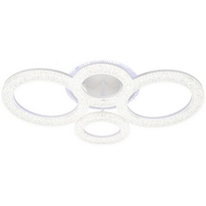 Изображение товара Потолочная люстра (+ночной режим) с пультом Escada Alunit 10281/4LED 126Вт, металл/акрил, белый