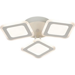 Изображение товара Потолочная люстра (+ночной режим) светодиодная Escada Erida 10288/3LED 56Вт, с ПДУ, металл/акрил, белый