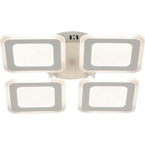 Изображение товара Потолочная люстра (+ночной режим) светодиодная Escada Erida 10288/4LED 75Вт, с ПДУ, металл/акрил, белый