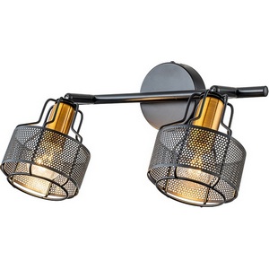 Изображение товара Спот Escada Zoom 1100/2A 2x40Вт E14, металл, чёрный/золото