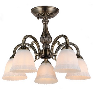 Изображение товара Потолочная люстра на штанге 1114/5PL E27 60W Escada Versailles Bronze