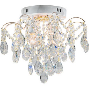 Изображение товара Люстра хрустальная потолочная E27*60W White/Gold Escada Selena 1126/4