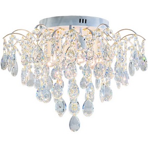 Изображение товара Люстра хрустальная потолочная E27*60W White/Gold Escada Selena 1126/6