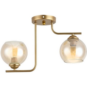 Изображение товара Потолочная люстра Escada Elli 1134/2 2х60Вт E27, металл/стекло, шампань