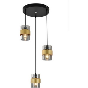 Изображение товара Подвесной светильник Escada Hurricane 1139/3S Black/Gold E14*40W