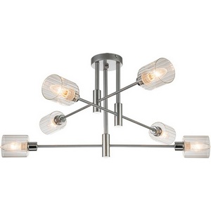 Изображение товара Потолочная люстра на штанге Escada Reflex 1140/6P E14*40W Silver/Chrome