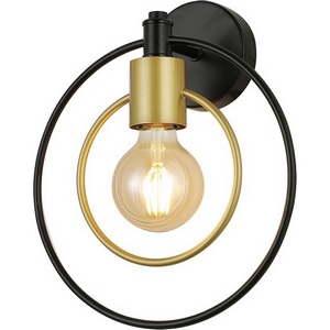 Изображение товара Бра Escada Interval 1162/1A 1x40Вт E27, металл, черный/золото