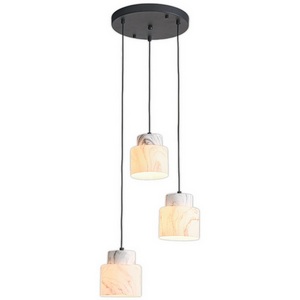 Изображение товара Подвесной светильник Escada 1173/3S E27*60W Black/Marble white