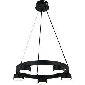 Изображение товара Подвесной светильник Escada Segment 1180/5S 5x12Вт GX53, металл, черный