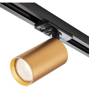 Изображение товара Трековый светильник однофазный 220V Escada 20001 20001TRA/01 BR 1x50Вт GU10, металл, латунь матовая