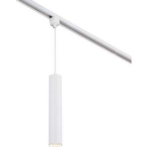 Изображение товара Трековый светильник однофазный 220V Escada 20001 20001TRP/01 SWH 1x50Вт GU10, металл, белый матовый