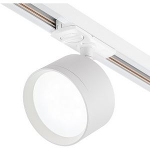 Изображение товара Трековый светильник однофазный 220V Escada 20005 1x15Вт GX53, металл, белый матовый