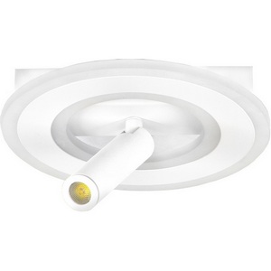 Изображение товара Настенно-потолочный светодиодный светильник со спотом Escada 20045Led 20045SMA/02LED WH 38Вт, металл/акрил, белый