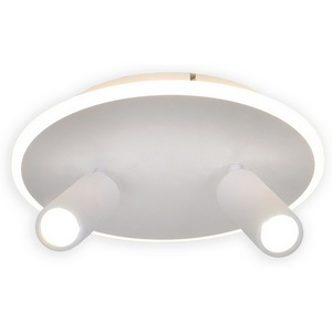 Изображение товара Настенно-потолочный светодиодный светильник 20046LED 20046SMA/02LED WH 28Вт, металл/акрил, белый