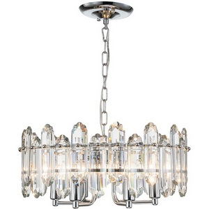 Изображение товара Подвесная люстра Escada Tiara 2111/6S Chrome 1х40Вт Е14, металл/стекло, хром