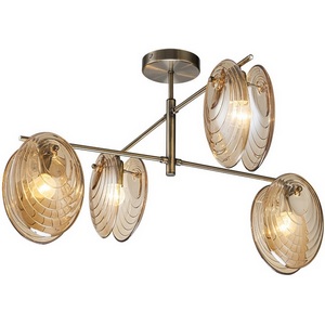 Изображение товара Потолочная люстра на штанге Escada Castanet 2123/4P Brass E14*40W