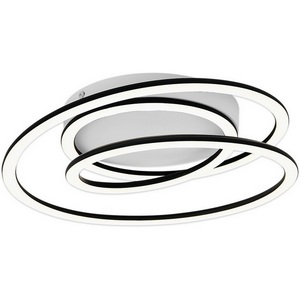 Изображение товара Потолочная люстра (+ночной режим) светодиодная Escada Spiral 626/A LED 70Вт, 3000-6400K, Ra>80, плавная регулировка мощности, изменение цветовой температуры, ПДУ, металл/силикон, черный