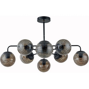 Изображение товара Потолочная люстра на штанге Escada Twilight 646/8P E27*60W Black