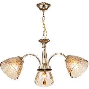 Изображение товара Подвесная люстра 658/3PL E27*40W Escada Freesia Gold с подвесками