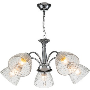 Изображение товара Подвесная люстра 658/5PL E27*40W Escada Freesia Chrome с подвесками