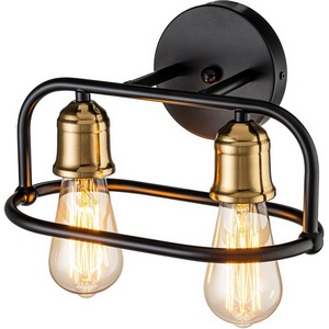 Изображение товара Настенный светильник Escada Lamda 659/2A 2x40Вт E27, металл, чёрный/бронза