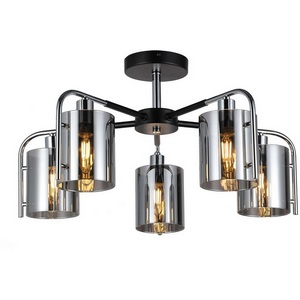 Изображение товара Потолочная люстра на штанге E14*40W Escada Elegant 671/5P Chrome