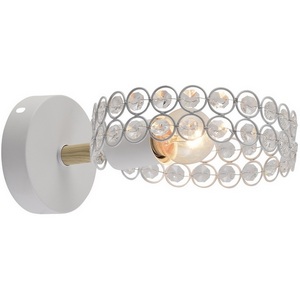 Изображение товара Бра Escada Banjo 679/1A White 1x60Вт E27, металл/хрусталь, белый/дерево