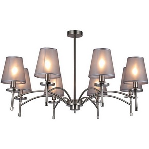 Изображение товара Потолочная люстра на штанге 694/8PL E14*40W Nickel Escada Faith