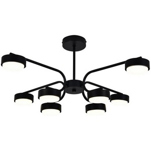 Изображение товара Потолочная люстра на штанге 100007/8R GX53*15W Black Escada Spark ES0000020L