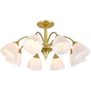 Изображение товара Потолочная люстра на штанге Escada Ilex ES0000034 150003/8R E27*60W Gold