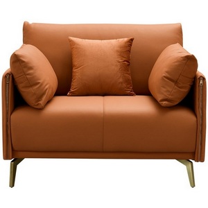 Изображение товара Кресло ESF CALIFORNIA NAPPA SF002 коричневый 6606/Кожа