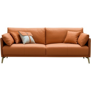 Изображение товара Диван ESF CALIFORNIA NAPPA SF002 (3-х местный) коричневый 6606/Кожа