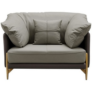 Изображение товара Кресло ESF ARTE NAPPA SF035 серый 6623-темно серый /Кожа