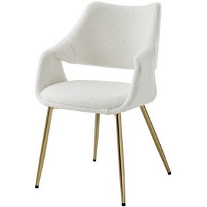 Изображение товара Стул ESF JY6145Q белый IPD1859-1/золото/Ткань,Металл