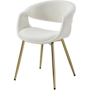 Изображение товара Стул ESF JY1829Q-T белый IPD1859-1/золото/Ткань,Металл