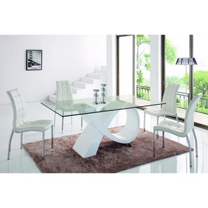 Изображение товара Стол с закругленными углами на 8 персон HT 0989 ESF ХТ0989 (прямоугольная столешница)