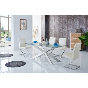 Изображение товара Стол с закругленными углами на 8 персон 088 (180) ESF T088 (прямоугольная столешница, 4 ножки)