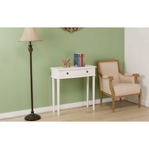 Изображение товара Консоль с ящиком GLA16M белый ESF GLA16M-white (прямоугольная столешница, 4 ножки)