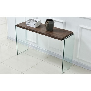 Изображение товара Консоль GM-002 коричневый ESF GM-002-brown (прямоугольная столешница, I I-образная опора)