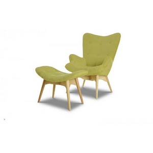 Изображение товара Банкетка DС-917F цвет оливковый YR2214-12 ноги ясень-01 ESF DC-917F-YR2214-12-Ash-01